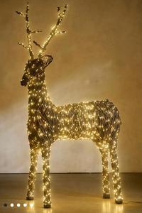 Authentique renne de vigne illuminé par LED, arbre de Noël debout - Product Image 2