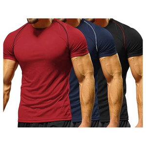 Prix de gros Rash Guard à manches courtes pour hommes Fournisseur direct d'usine Rash Guard de haute qualité pour hommes - Product Image 6