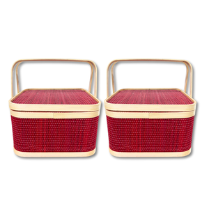 Top Product Paniers cadeaux élégants en bambou pour la décoration intérieure et les solutions de stockage de haute qualité - Product Image 1