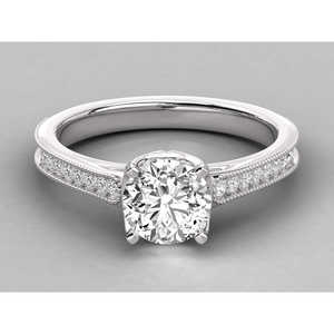 Bague solitaire en or 10 carats pour femmes, diamant cultivé en laboratoire - Product Image 6