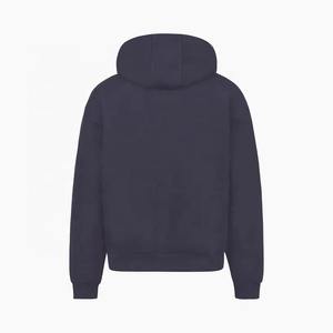 Custom Logo High Quality 400 GSM <b>Thick</b> Heavyweight Cotton Fleece Streetwear Heavy Pullover Oversized <b>Hoodies</b> <b>Men</b> - Product Image 2