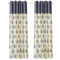 Rideaux occultants isolants ignifuges en coton pur, style moderne, design personnalisé de luxe, motif vague, les plus vendus