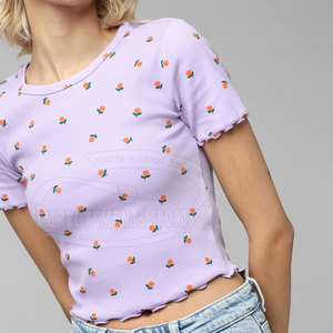 Vente directe d'usine femmes haut court qualité supérieure femmes haut court coton fait femmes haut court - Product Image 4