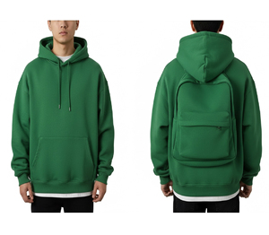 Sweat à capuche unisexe surdimensionné d'hiver, chaud, en polaire épaisse, uni, teint, polyester/coton écologique, streetwear personnalisé - Product Image 1