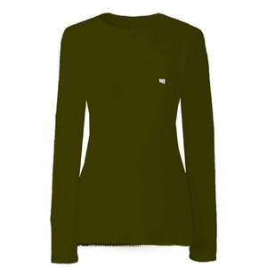 Vêtements de sport de gymnastique à manches longues pour femmes haut d'entraînement de yoga et de course sans couture avec caractéristique respirante et décoration en diamant Body Fit TE - Product Image 4