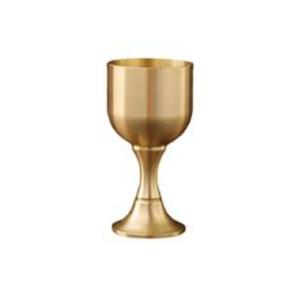 <b>Set</b> of 2 hampered design copper wine <b>glass</b> with elegant curves and smooth finishing for special occasions and luxury dining - Product Image 3
