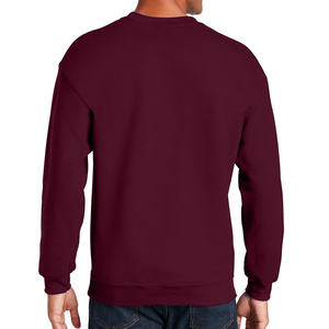 สเวตเชิ้ตสำหรับผู้ชายเสื้อกันหนาวคอกลมแขนยาวลำลองผ้าฟลีซหนาทรงหลวมสำหรับฤดูหนาวออกแบบได้ตามต้องการ - Product Image 2