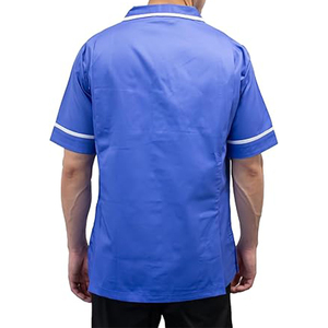 Uniformes Médicos de Algodón Tejido con Cuello en V, Conjuntos de Uniformes de Hospital para Hombres y Mujeres, Enfermería, Alta Calidad, Venta al por Mayor - Product Image 3