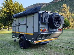 Caravane moderne légère de type teardrop pour camping-car, utilisation tout-terrain 4x4, capacité 2 personnes, cuisine en acier inoxydable, 1010 kg - Product Image 5