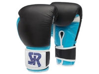 Gants de boxe basiques de 10 oz pour l'entraînement au Muay Thai, combat, poignet lacé, cuir synthétique PU pour le kick-boxing MMA dans le style des combattants