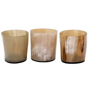 Verre à shot en corne de buffle pour cocktail, idéal pour les fêtes, tasse à boire durable pour bar de style viking, pour collectionneur - Product Image 5