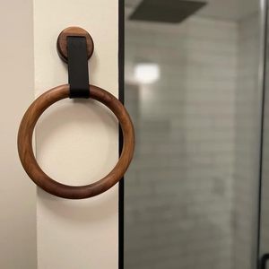 Solid Modern <b>Towel</b> <b>Ring</b> manufacturer Tow Shades 1 Pieces (Wooden Yellow) - Product Image 2