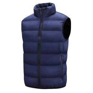 Gilet matelassé sans manches en coton léger pour homme, veste d'hiver unisexe, respirant, prix abordable - Product Image 1
