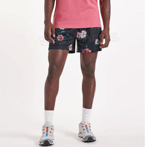 Pantalones cortos sólidos de malla para hombre, 100% poliéster, informales, transpirables, de secado rápido, para correr en verano, logotipo personalizado - Product Image 5