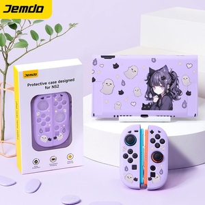 Custodia Jemdo Ultra-Sottile in TPU per Switch <span class=keywords><strong>2</strong></span> con Logo Stampato in 3D, Cover Morbida Compatibile e Inseribile con la Base <span class=keywords><strong>Nintendo</strong></span> - Product Image 6