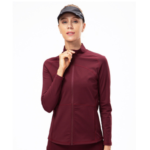 เสื้อแจ็คเก็ตออกกำลังกายสำหรับผู้หญิง ดีไซน์ประสิทธิภาพสูง ให้สัมผัสนุ่มสบาย กระชับพอดีตัว รองรับการเคลื่อนไหวอย่างอิสระ เหมาะสำหรับการฝึกซ้อม - Product Image 5