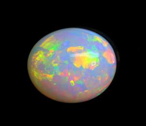 Piedra preciosa de cabujón suelto de ópalo etíope AAA +++-Gemas de ópalo de forma ovalada Welo Play Of Fire-Piedra brillante pulida suave para joyería - Product Image 5