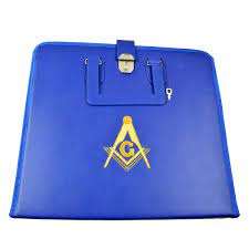 M Aslam Regalia Freemason Masonic Junior Warden Delantal Hecho a mano de cuero natural Oversleeve Blanco Estilo europeo y americano - Product Image 4