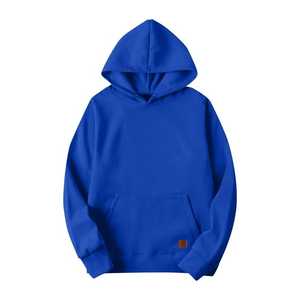 Sudadera con Capucha de Forro Polar Ecológico para Hombre, Color Sólido, Estilo Casual, Corte Regular, con Bolsillo, Manga Larga - Product Image 6