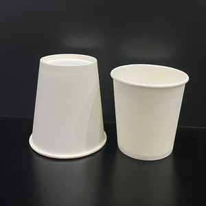 Vasos de Papel Desechables Personalizados de Fábrica de Buena Calidad para Café, Té, para Llevar, Producto Ecológico, 6oz 9oz 10oz 12oz Blanco - Product Image 6