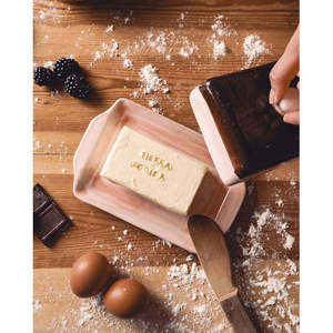 Hộp đựng bơ gốm sứ thủ công, làm thủ công tại Tây Ban Nha, dùng để bảo quản thực phẩm - Product Image 3