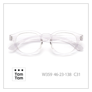 TamTam TR90 Marco de anteojos de metal de titanio Alta durabilidad Negro C1M Estilo clásico con flexibilidad excepcional - Product Image 3