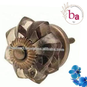 Boutons de melon en verre de cristal moderne CRK 117 Poignée de traction pour armoires, commodes, armoires, meubles de chambre à coucher et de cuisine Utilisation de tiroirs - Product Image 1