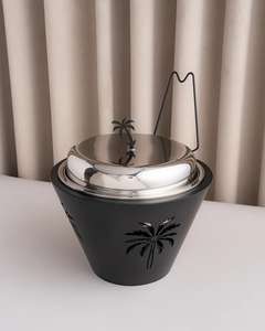 Precio al por mayor platos de frotamiento cazuela alta venta decorativa Oriente Medio calentador de alimentos para Hotel fiesta Buffet uso - Product Image 5