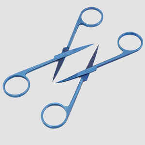 Tijeras de IRIS rectas de alta calidad, tijeras de IRIS curvas quirúrgicas con la mejor calidad, tijeras de IRIS de cirugía General profesional - Product Image 6