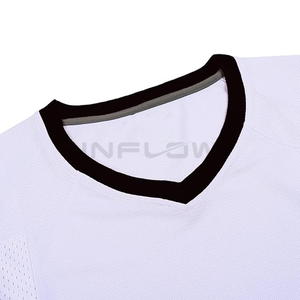 Uniforme de Rugby de gran tamaño bordado de alta calidad, jersey de fútbol americano transpirable negro, uniforme de entrada - Product Image 3