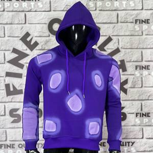 Ropa de calle con logotipo personalizado de alta calidad pesado 100% algodón Sun Faded Vintage Acid Wash parche personalizado trabajo bajo demanda sudaderas con capucha - Product Image 2