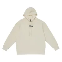 Sweat à capuche avec logo en relief à la mode pull contemporain pour lui et elle avec haut de gymnastique à cordon épais