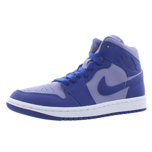 Zapatillas Deportivas Nike Air Jordan 1 Mid SE L para Mujer, Color Morado Hierro/Azul Real Oscuro, para Verano, Primavera, Invierno y Otoño - Product Image 1