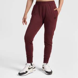 Maroon Essential Fit <b>Joggers</b> with Breathable Feature Mid Waist Type - Product Image 1