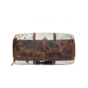 Nueva Bolsa de Viaje Deportiva Multifuncional Impermeable Personalizable de Cuero Vacuno Auténtico Occidental, Llegada en 2026 - Product Image 3