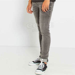 กางเกงยีนส์ขายาวสำหรับผู้ชายกางเกงยีนส์ขายาวปรับแต่งโลโก้ได้ตาม2025 - Product Image 2