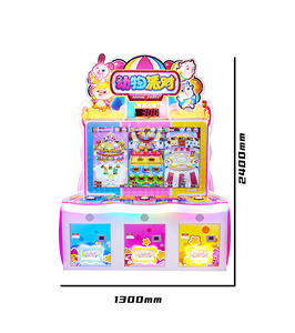 RaiseFun Factory Direct Upgraded Animal Party Arcade Game 3-Player Triple Mode <span class=keywords><strong>Entretenimiento</strong></span> con monedas para niños Metal - Product Image 3