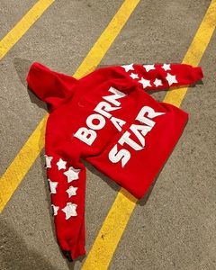 Pull-over personnalisé en molleton de coton Sweats à capuche personnalisés en éponge française de haute qualité avec broderie en coton mélangé Sweats à capuche thermiques pour hommes - Product Image 2