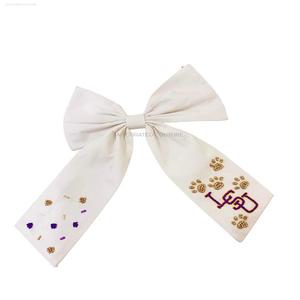 Seed <b>Beaded</b> <b>Headbands</b> <b>Beaded</b> Bows Customized Team Name <b>Beaded</b> Hair Bows Stylish Handmade Hair Accessories Seed <b>Beaded</b> Bows - Product Image 5