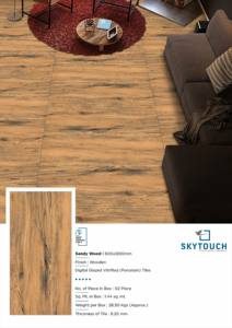 Azulejos de Cerámica Serie Matt Colección Madera 600x1200, 60*120, Aspecto Madera, Acabado Mate, Azulejos de Porcelana Marrón para Piso - Product Image 5