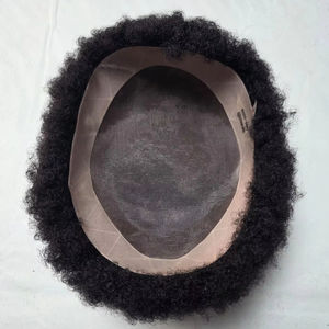 Prótesis Capilar Afro Taz con Base Mono para Hombre - Negro Africano Bangladesí - Product Image 1
