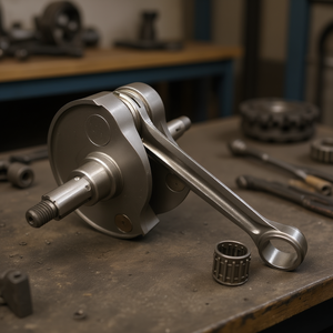 Pinasco New Steel Factory 260 Crankshaft for <b>Motorcycle</b> 62mm Stroke Keyed Crank Mechanism - Product Image 3