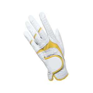 Guante de Golf Personalizado Blanco de Piel de Oveja Cabretta, Impermeable, para Mano Izquierda, Premium, de Alta Calidad, Duradero y Transpirable - Product Image 3