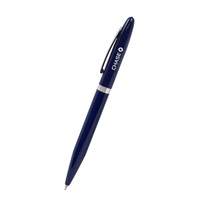 Stylo Jotter de Luxe Exécutif Fait Main avec Impression Sérigraphique, Pièces Métalliques Chromées Torsadées, Recharge, Emballage PVC, Coffret Cadeau d'Affaires Personnalisé