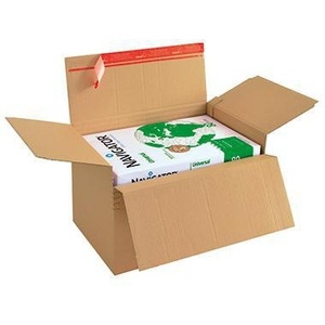 ColomPac Shipping Carton 22.9 X 5-11.5 X 16.4 cm Internal Dimensions 23.8 X 6-13 X 17 cm External Dimensions Kraftliner Wrap - Product Image 1