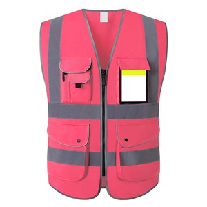 Fabrication de gilet de sécurité Logo personnalisé Vêtements de construction Veste de sécurité haute visibilité Vêtements de sécurité réfléchissants - Product Image 4