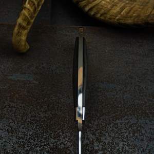 Cuchillos de Caza Profesionales de Grado Industrial, Hoja Fija de Acero de Damasco, Mango de Madera, Punta de Caída, Cuchillo de Supervivencia para Exteriores, Duradero - Product Image 2