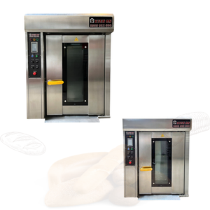 Precio competitivo, horno de pan, panadería, 8 bandejas, máquina de panadería de acero inoxidable, carrito Altuntop, horno rotatorio, proveedor de Vietnam - Product Image 1