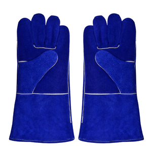 ถุงมือเชื่อมหนังวัวแยกชิ้นสำหรับผู้ชายถุงมือเซฟตี้กันบาด100% - Product Image 2