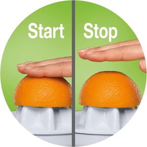 Braun Electric Citrus Press CJ3000WH, Tazón 350 ml, 20 W, Zumo de Naranja, Limón, Pomelo, Blanco - Product Image 3